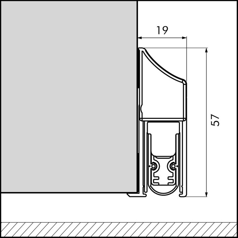 Kustlijn talent Stressvol Opbouwcassette t.b.v. Valdorpel (100cm) | Polvo bv