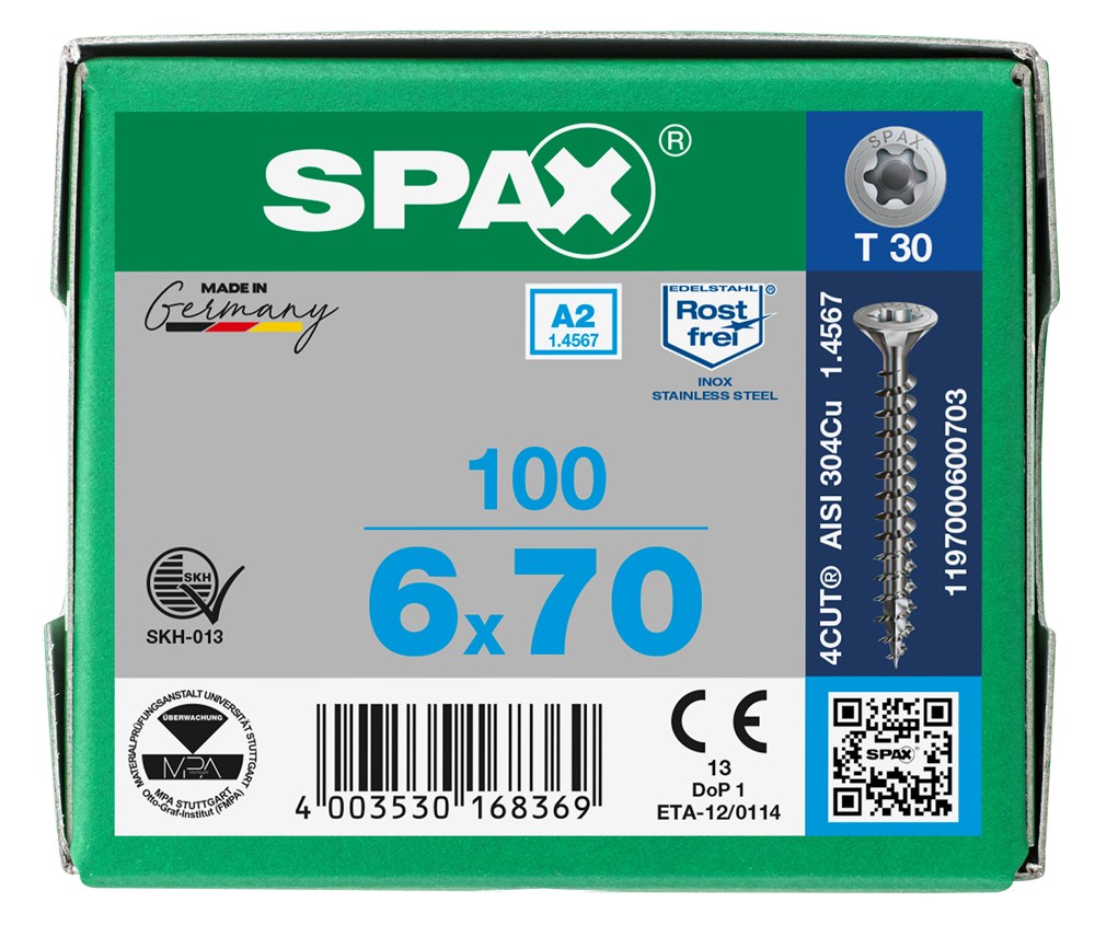 spaanplaatschroef rvs a2 spax-8 spaanplaatschroef rvs a2 spax-8