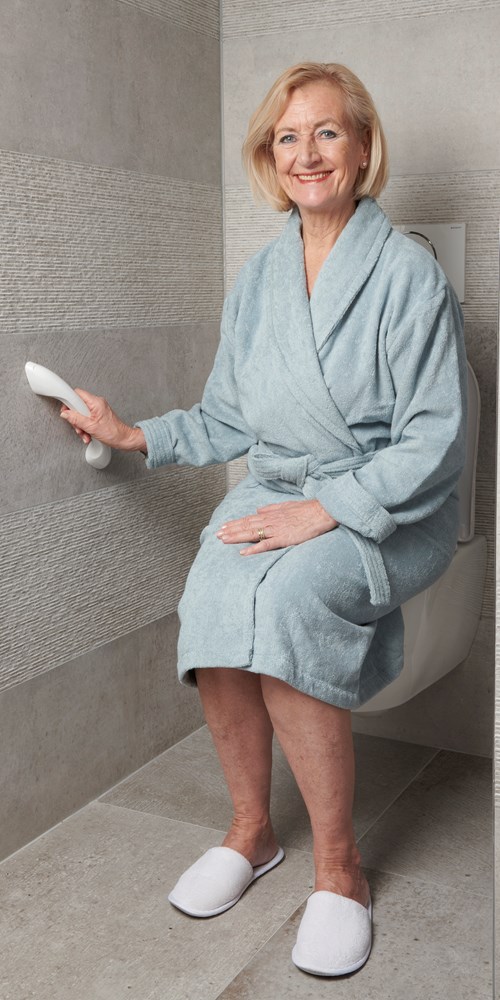 wandbeugel kunststof wit secucare-8 wandbeugel kunststof wit secucare-8