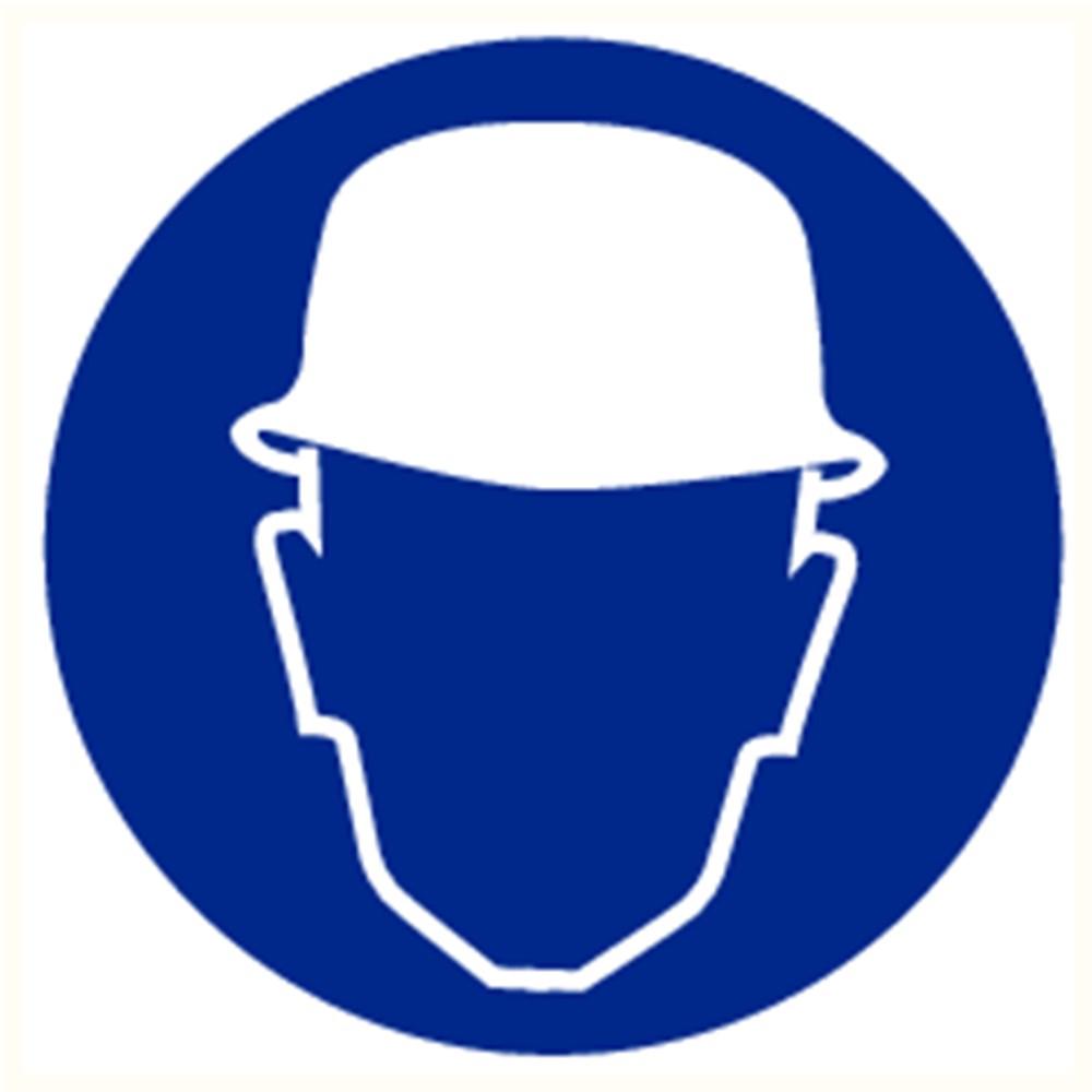 Afbeelding voor Pictogram helm verplicht