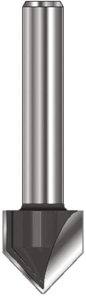 Afbeelding voor V-Groeffrees HM schacht 8 mm