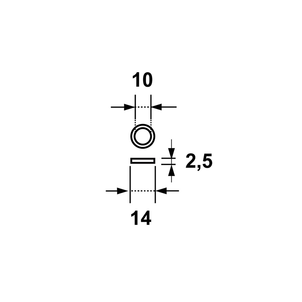 opvulring nylon zwart axa-2 opvulring nylon zwart axa-2