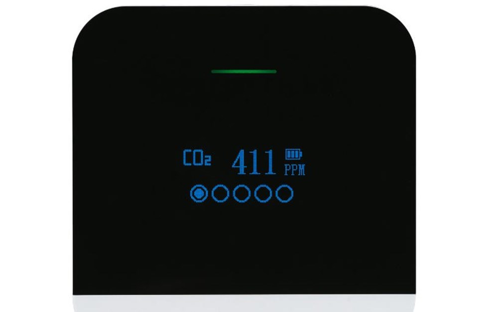 Kooldioxidemelder, batterij