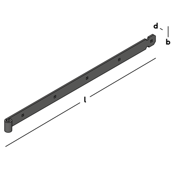 Afbeelding tekening GB heng voor pen ø16 epz-3