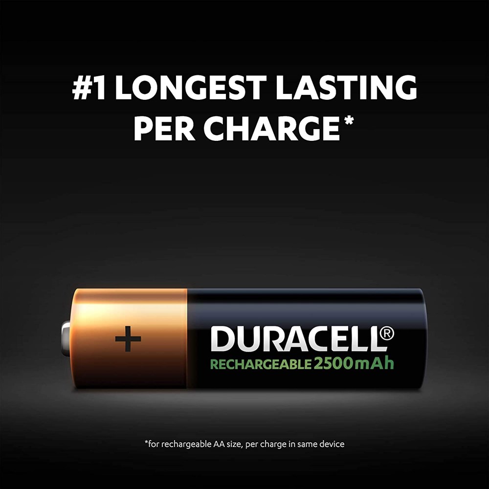 Duracell oplaadbaar Ultra NiMH batt AA 1,2V 2500mAh Duracell oplaadbaar Ultra NiMH batt AA 1,2V 2500mAh