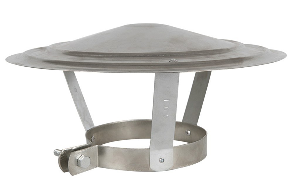 REGENKAP Ø 135-139MM GEGALVANISEERD