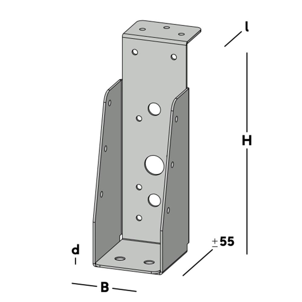 balkdrager gbs korte lip sv-2 balkdrager gbs korte lip sv-2
