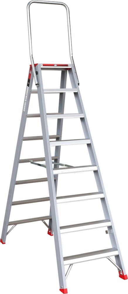 dubbele trap aluminum ongecoat kelfort-1 dubbele trap aluminum ongecoat kelfort-1