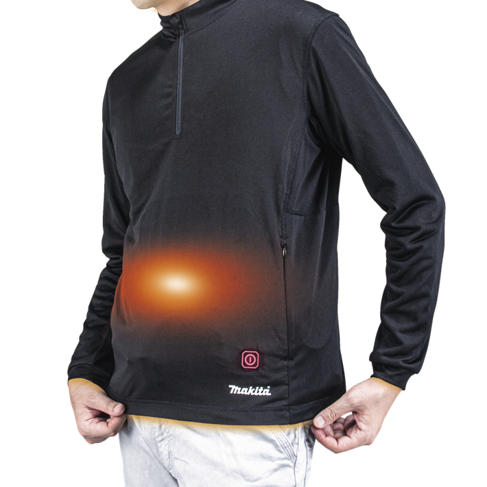 Afbeelding Makita verwarmd ondershirt met rits m DCX201CM