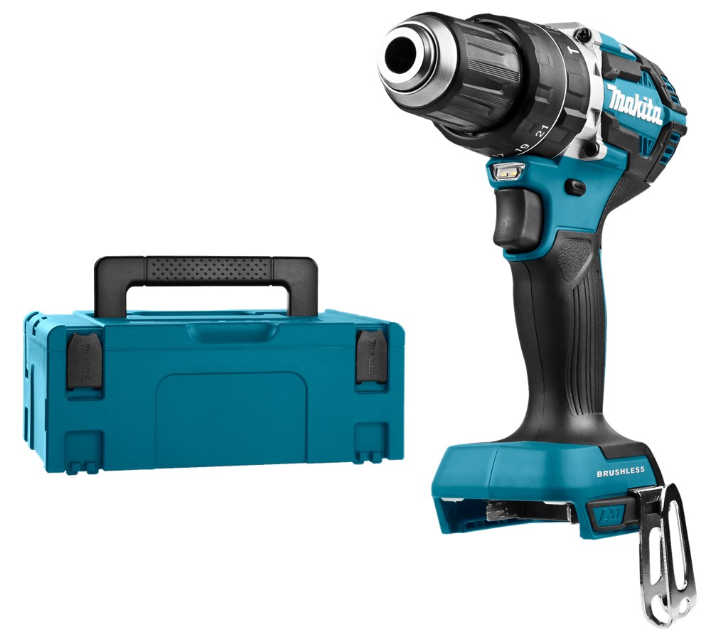 Makita klopboor-/schroefmachine 18V in Mbox excl. lader | Polvo