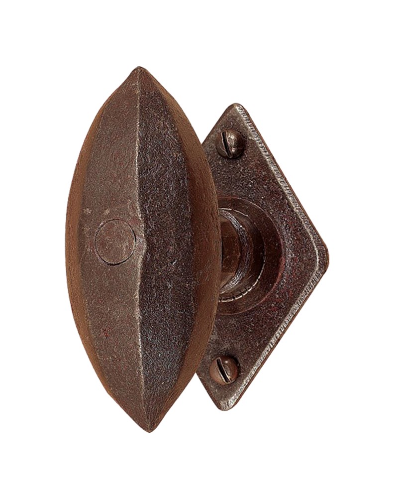 Knop/knop rozet, smeedijzer