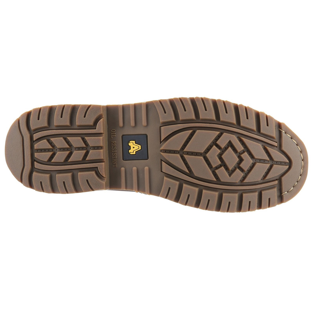 Amblers FS165 Pull-On Safety Dealer Brown