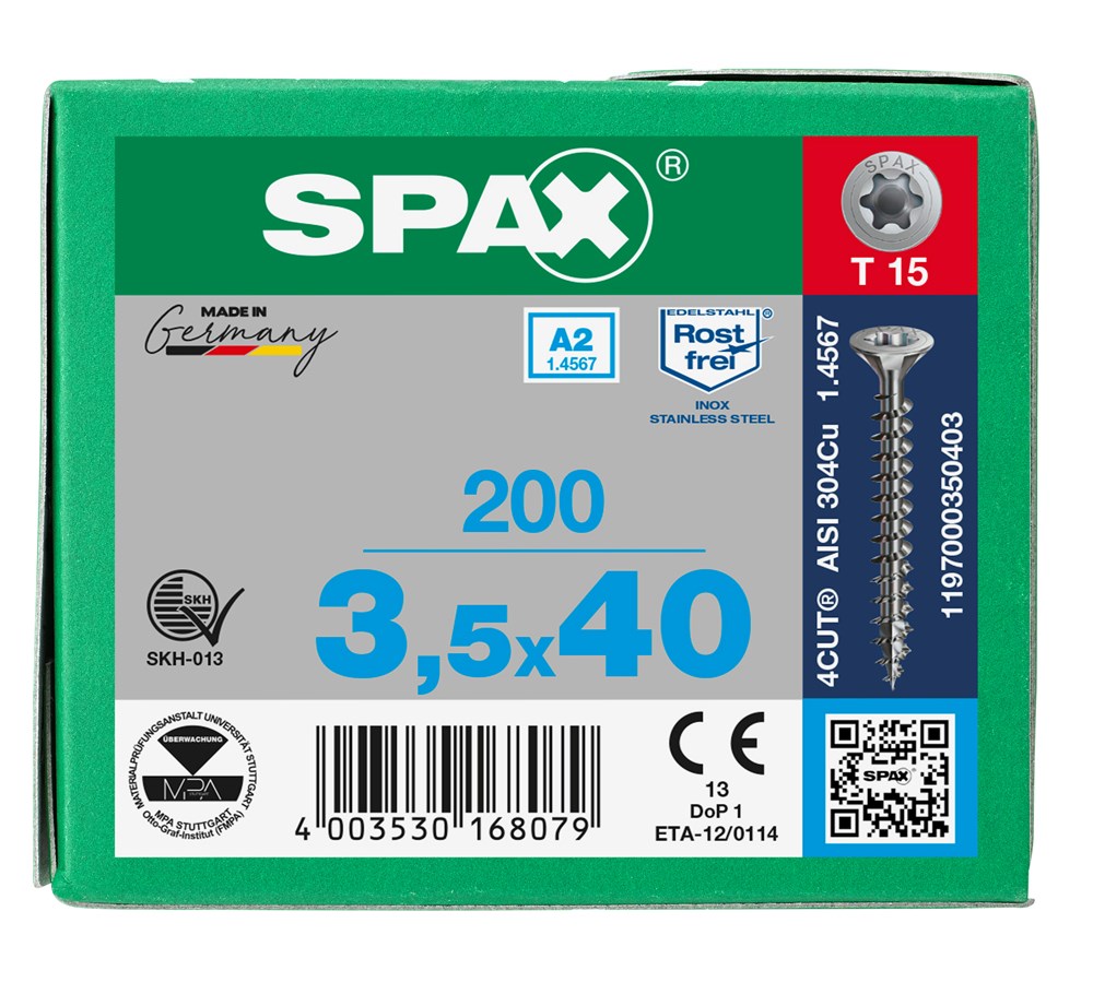 spaanplaatschroef rvs a2 spax-6 spaanplaatschroef rvs a2 spax-6