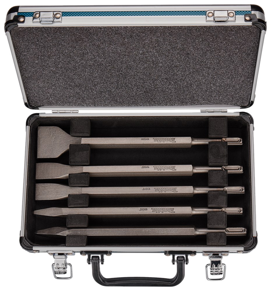 Afbeelding voor Beitelset SDS+ in alu koffer 5-delig