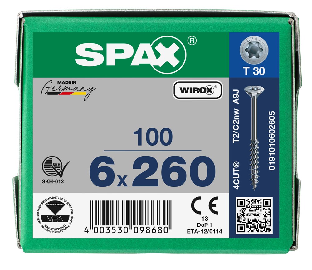 spaanplaatschroef wirox spax-6 spaanplaatschroef wirox spax-6