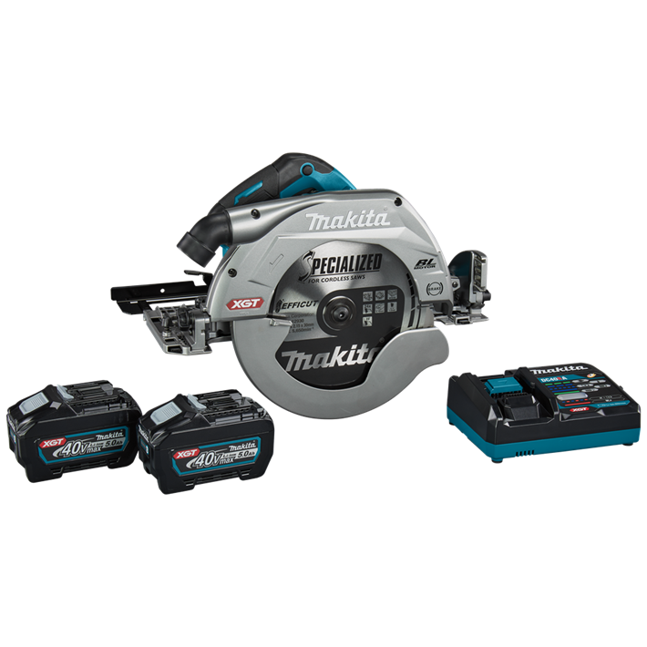 Afbeelding Makita 40 v max cirkelzaag 270 mm HS011GT201