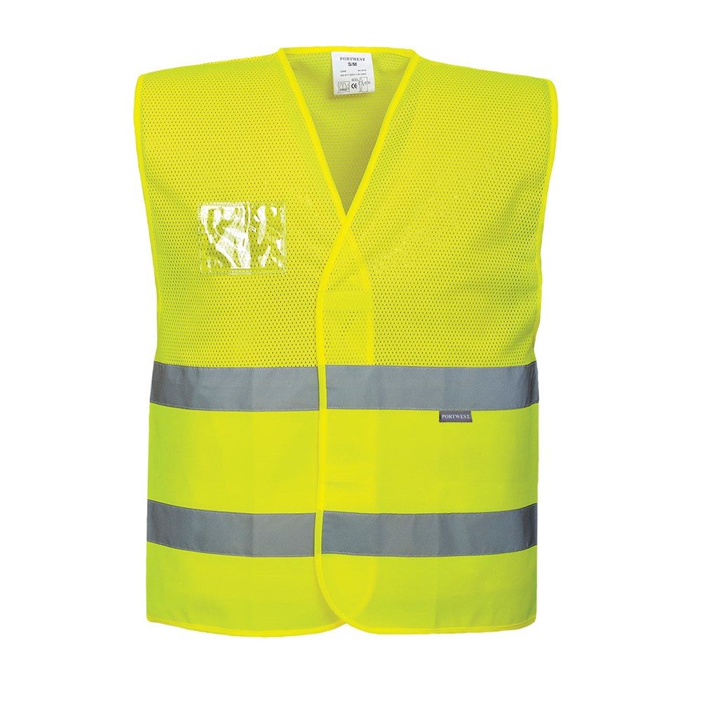 Verkeersvest, polyester gaasdoek