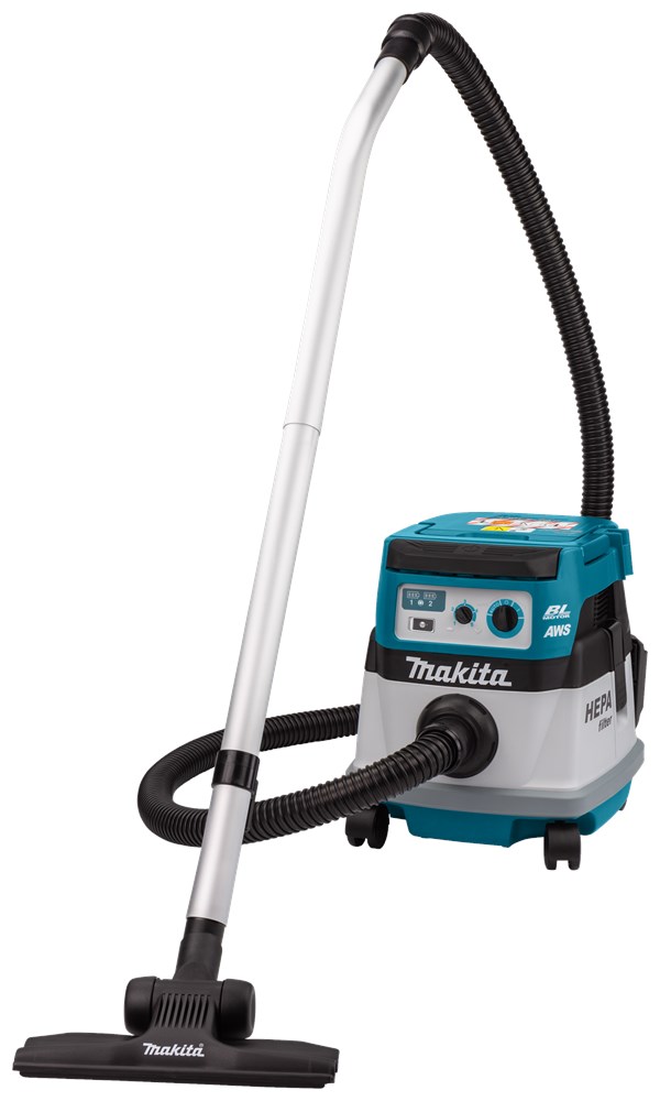 Makita stofzuiger DVC867LZX4 2x18V doos excl.accu(s) en (schoonmaak), droog, HEPA, AWS, 8L, | Polvo bv