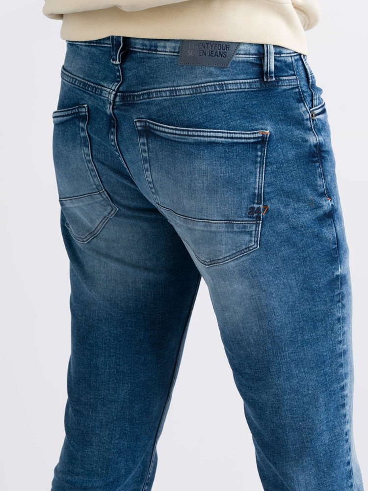 247Jeans Palm Slim SL54 N334SL54008 Medium blue denim used 3.jpg