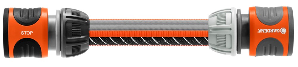slangstuk oranje/grijs gardena-4 slangstuk oranje/grijs gardena-4