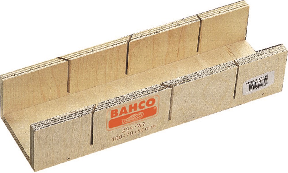 Rijd weg Omtrek getuige Bahco verstekbak in gelaagd hout 300x70x65mm 234-W3 | Polvo bv