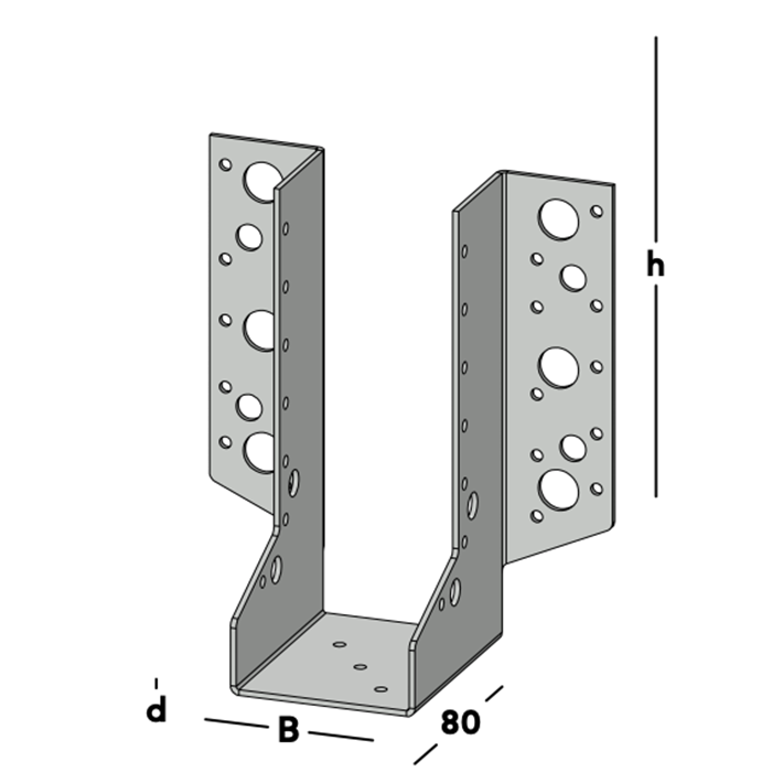 Afbeelding tekening GB raveeldrager zwaar sv-2 380