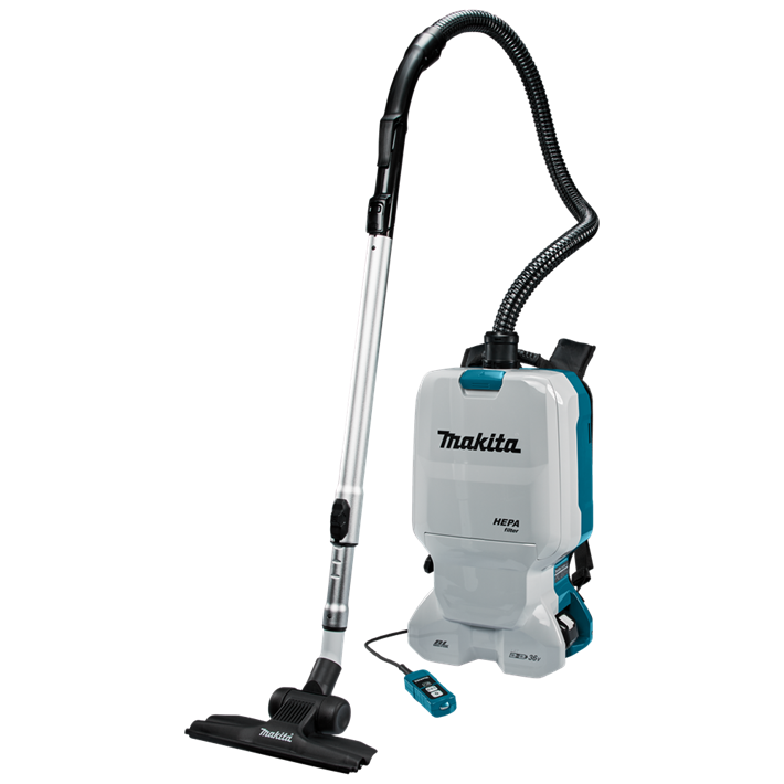 Afbeelding Makita 2x18 v rugstofzuiger voor schoonmaak DVC660PT2