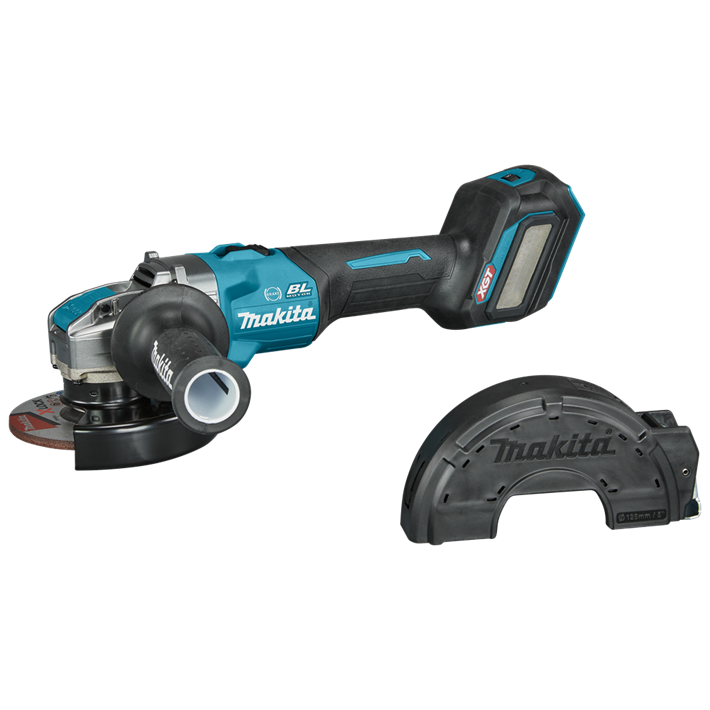Afbeelding Makita 40 v max haakse slijper 125 mm x-lock GA041GZ