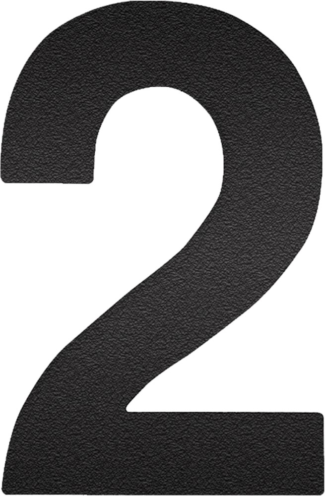 huisnummer rvs a2 mat zwart oxloc-2 huisnummer rvs a2 mat zwart oxloc-2