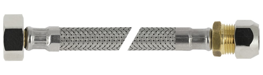 Afbeelding voor RVS flexibele aansluitleiding 35cm