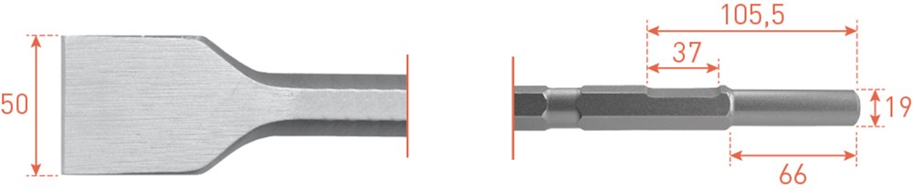 Afbeelding voor Spadebeitel 50x300mm Kango900