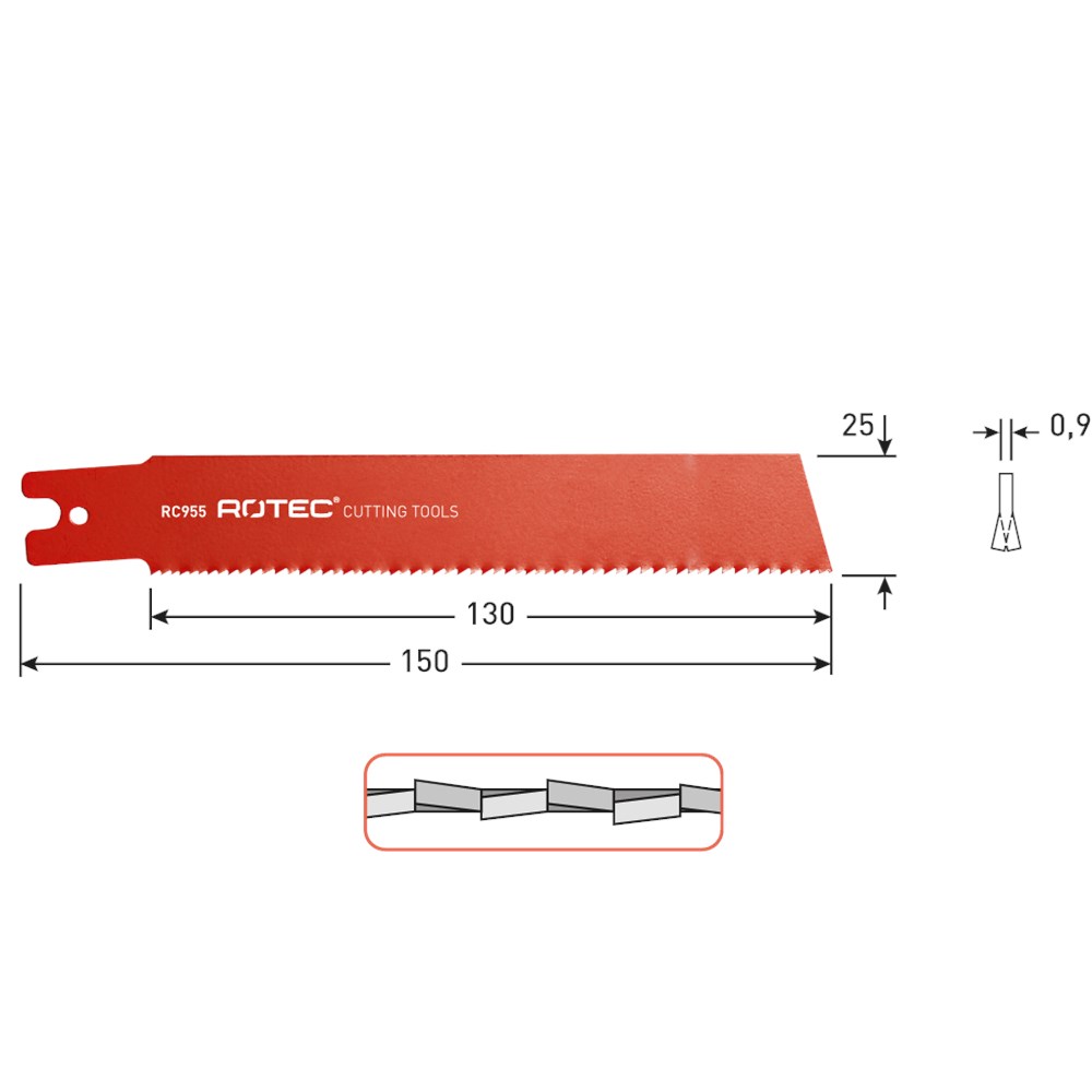 RECIPROZAAGBLAD RC955 RECIPROZAAGBLAD RC955