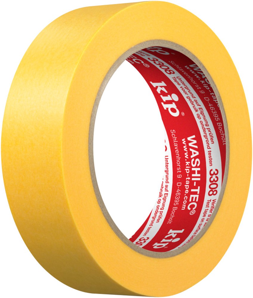 Kip 3308 Fineline Tape Washi Geel (3)