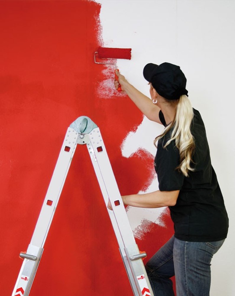 vouwladder telescoop alu.ongecoat waku-7 vouwladder telescoop alu.ongecoat waku-7