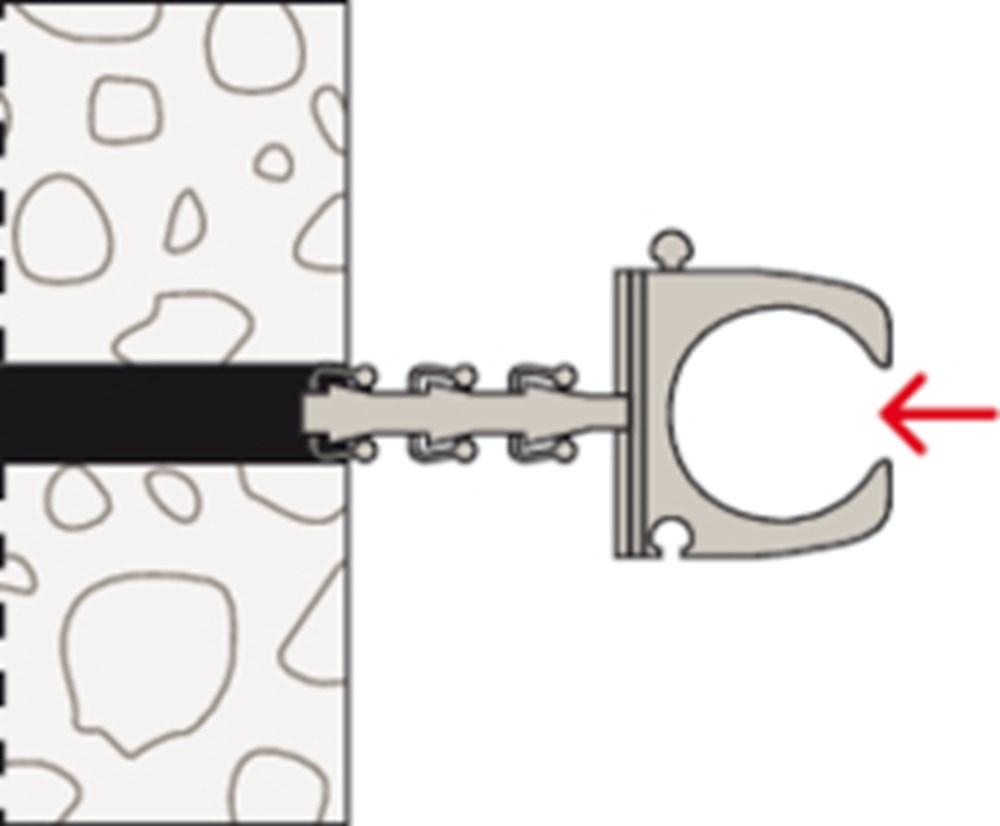 buisclip nylon fischer-5 buisclip nylon fischer-5