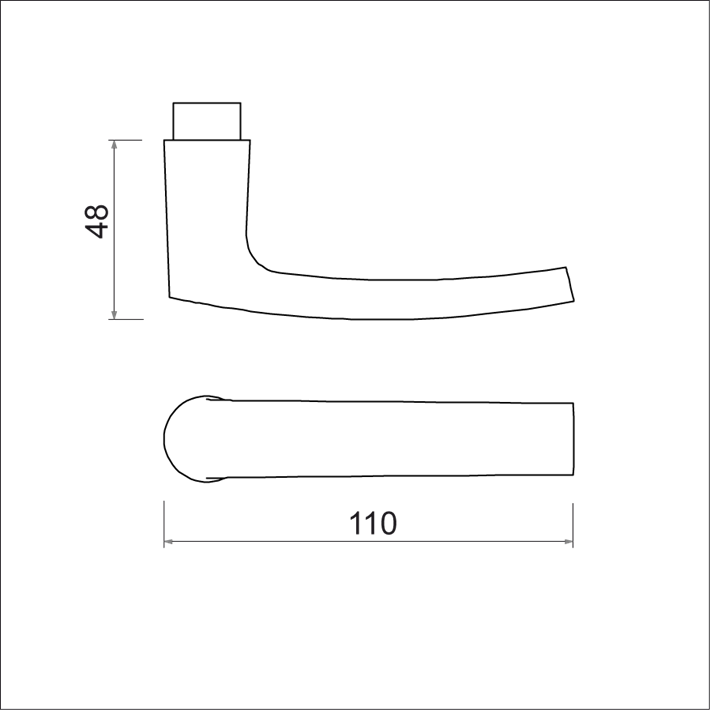 deurkruk 332-2 quickstift