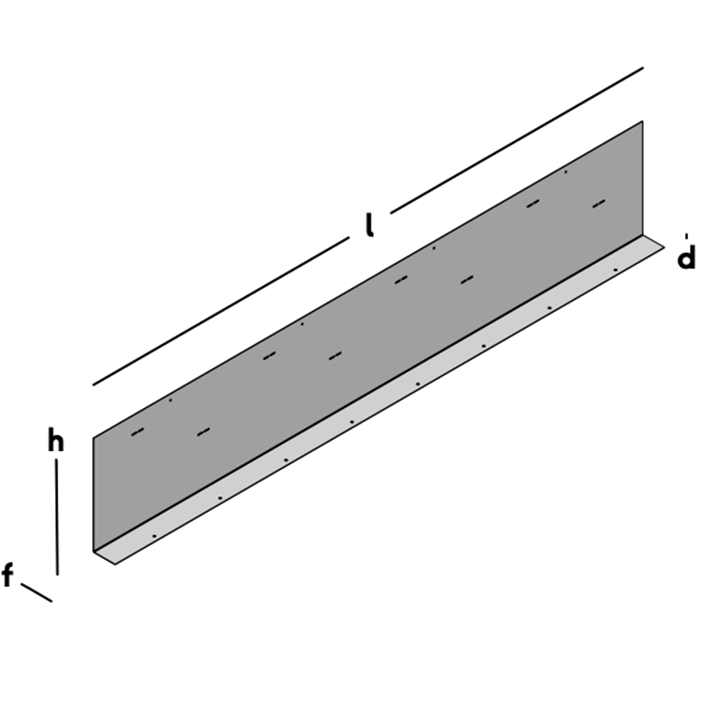 Afbeelding tekening GB metalen randkist 90° sv-1