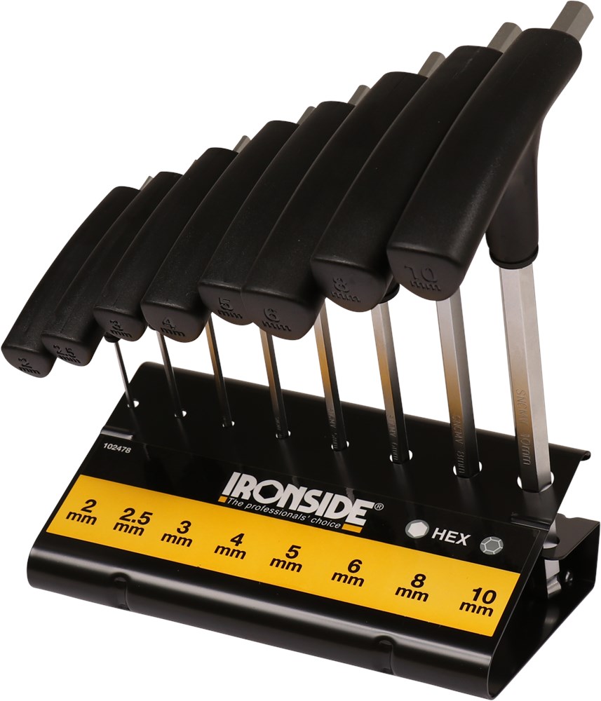 inbussleutelset kogel met rek ironside-3 inbussleutelset kogel met rek ironside-3