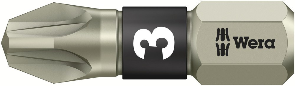 schroefbit pozidriv rvs wera-1 schroefbit pozidriv rvs wera-1