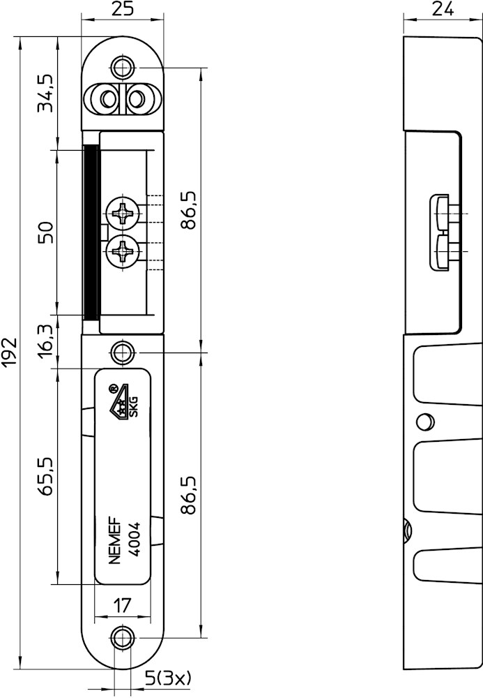 Afbeelding voor VS 4004 - Veiligheidssluitkom VS 4004