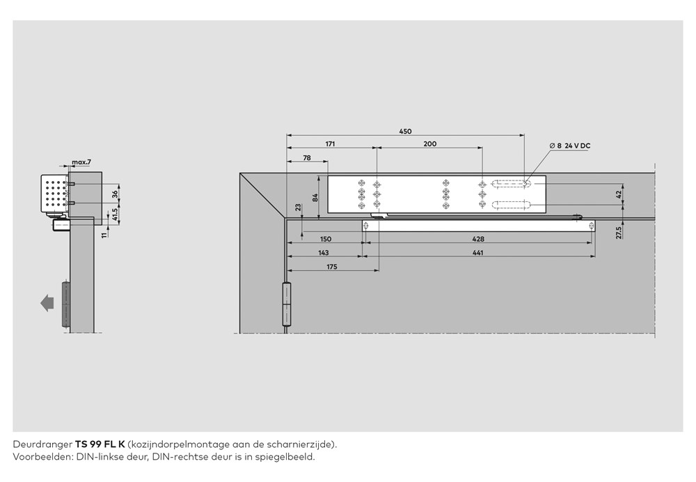 deurdranger vrijloop zilver dorma-2 deurdranger vrijloop zilver dorma-2
