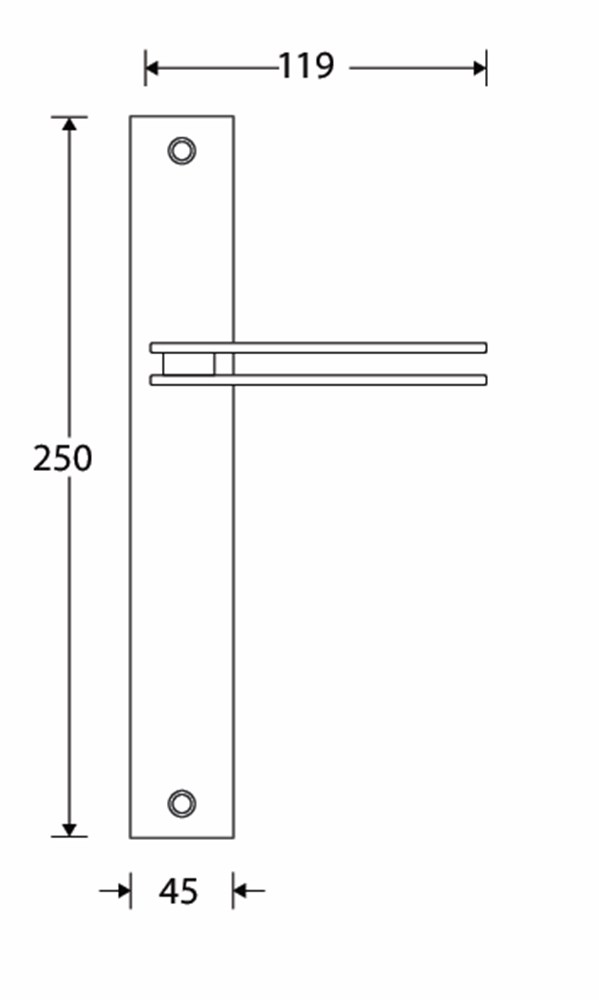 Kruk/kruk schild, messing