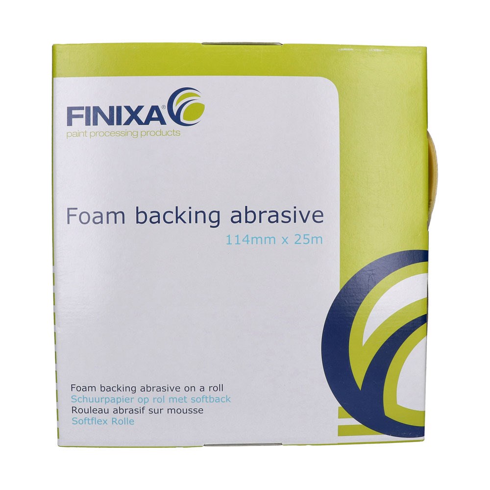 Finixa Schuurpapier Op Rol Met Softback 114mm x 25m (9)