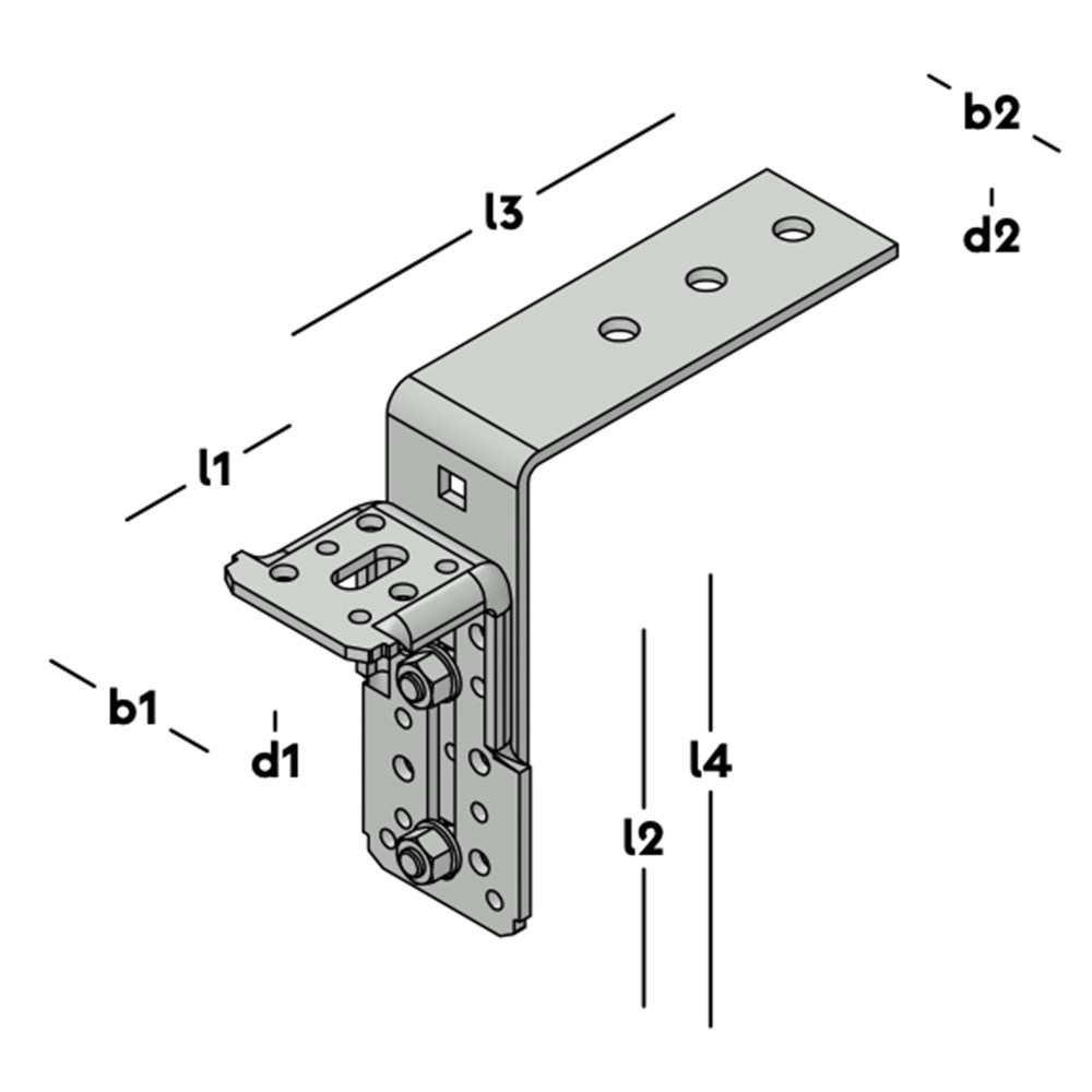 XL-kozijnstelbeugel sv-2 XL-kozijnstelbeugel sv-2