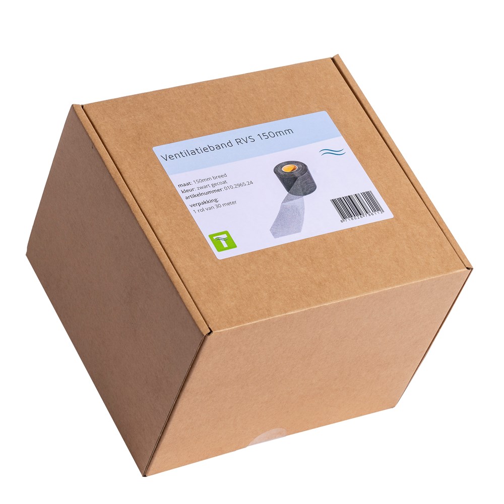 ventilatieband rvs zwart gecoat tilmar-4 ventilatieband rvs zwart gecoat tilmar-4