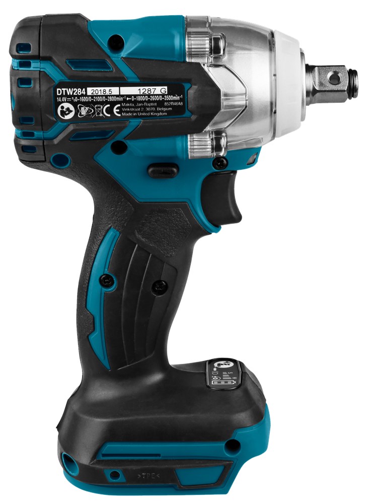 Makita DTW284RTJ 14.4V in Mbox 5,0 accu (2 st), snellader | Polvo