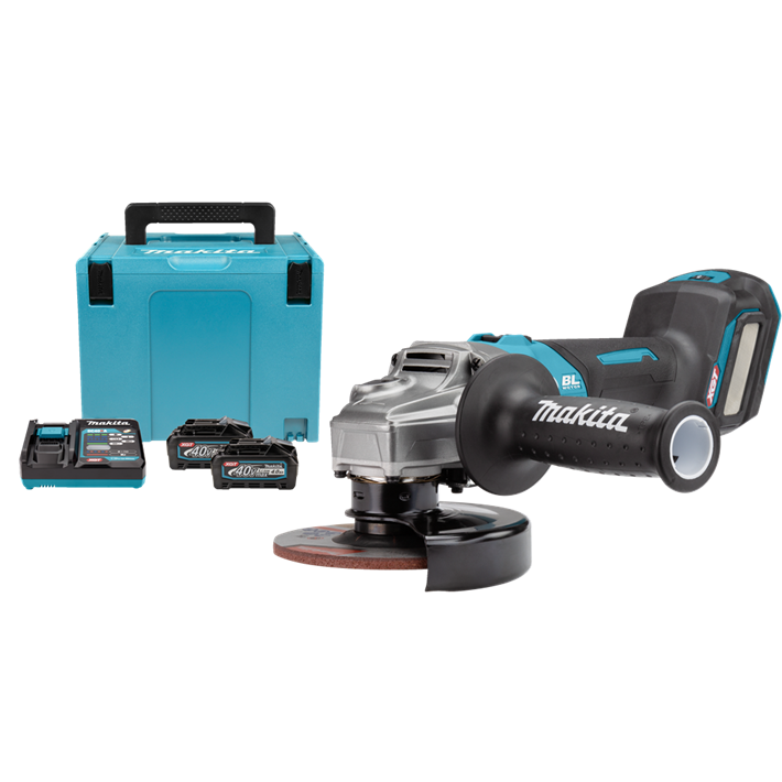 Afbeelding Makita 40 v max haakse slijper 125 mm GA023GM201