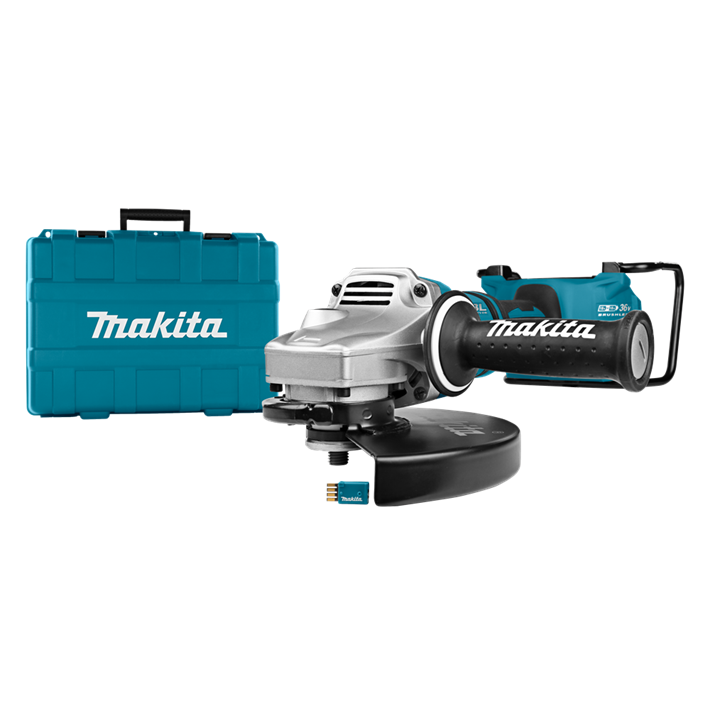 Afbeelding Makita 2x18 v haakse slijper 230 mm DGA901ZKU1