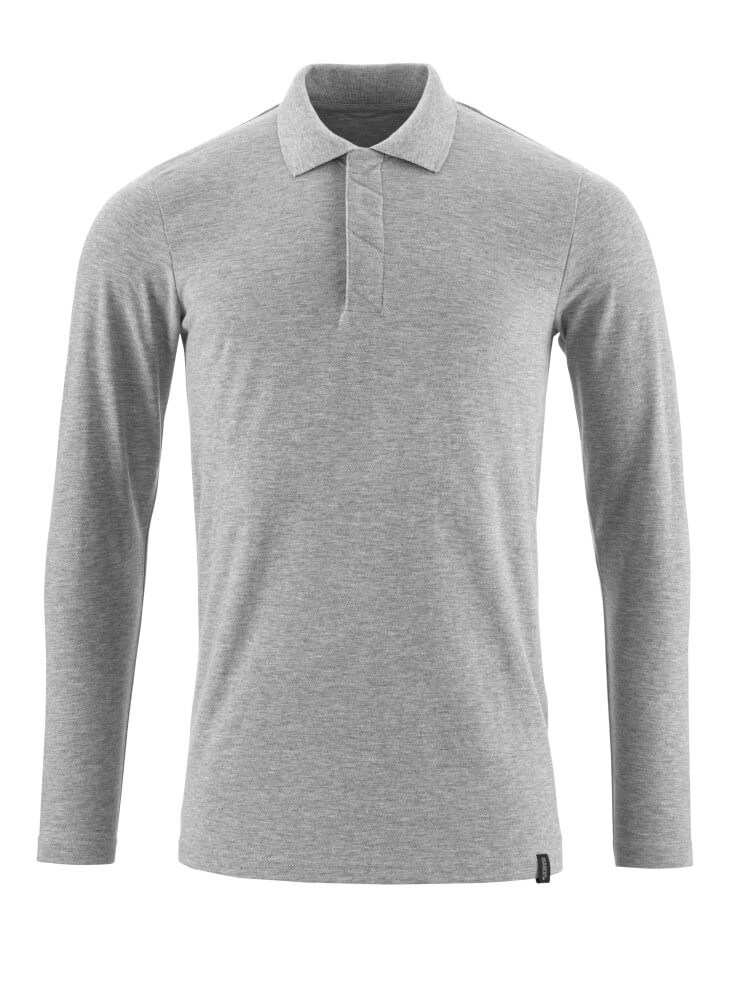 MASCOT POLOSHIRT GRIJS LANGE MOUWEN MAAT XL (1)