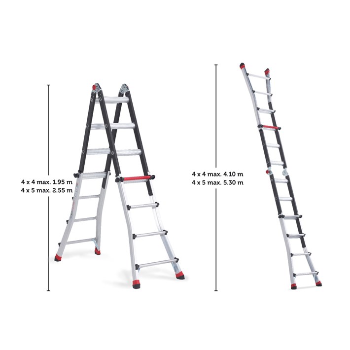 Varitrex Teleprof hoogtes